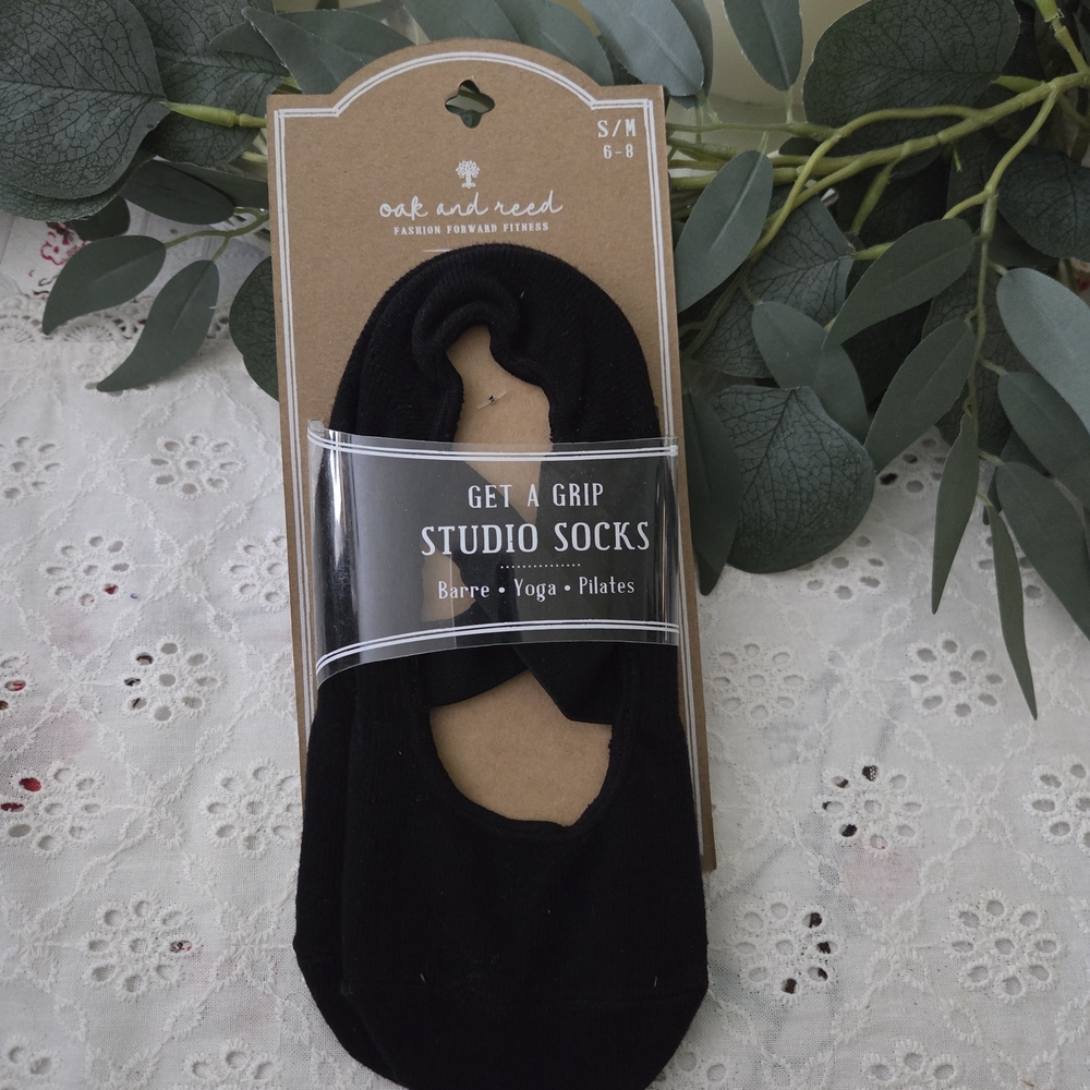 Oak And Reed Black Studio Socks